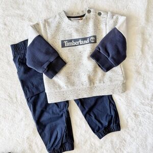 Timberland Boys Blue Sweater Set